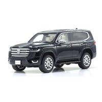 KYOSHO 1/43 TOYOTA LAND CRUISER ZX BLACK RESIN MODEL CAR