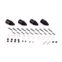 NUT, PIN, E-CLIP AND AXLE BOOT KIT