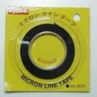 Kyosho Micron Tape 1.5Mm X 5M Black