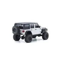 KYOSHO 1/24 MINI-Z 4X4 JEEP WRANGLER UNLIMITED RUBICON MX-01 READYSET W/INTERCO TIRES BRIGHT WHITE