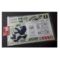 KYOSHO DECAL PEUGEOT 206 WRC