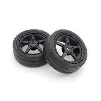 Kyosho Glued Tc Tire Fz02 (M/5-S Racing Wheel/Bl/2P)