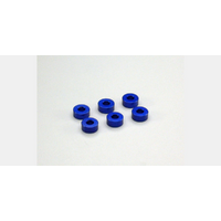 KYOSHO ALUMINUM COLLAR (3X7X3MM/BLUE/6PCS)