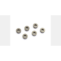 Kyosho Aluminum Collar (3X7X3Mm/Gunmetal/6Pcs)