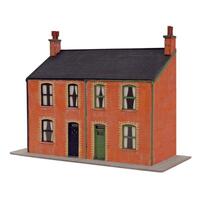 PECO LINESIDE OO/HO VICTORIAN LOW RELIEF HOUSE FRONTS  LASER CUT KIT