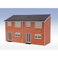 PECO LINESIDE OO-HO 1960'S SEMI-DET HOUSE BACK - LASER CUT KIT