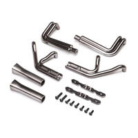 Losi Header Set, Blue Steel, 22S Sprint Car