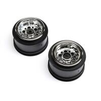 LOSI REAR WHEEL SET 1.7IN/2.2IN, 22S SPRINT