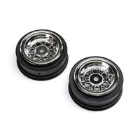 LOSI FRONT WHEEL SET 1.7IN/2.2IN, 22S SPRINT