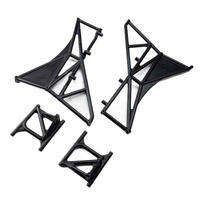 Losi L/R Rear Fender Mounts and Cage, 5IVE-T 3.0