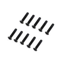 Losi M4x16mm Flat Head Screws, 10pcs