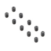 Losi M4x5mm Flat Point Set Screws, 10pcs
