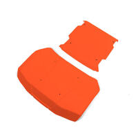 Losi Hood and Roof Body Panels, Flourescent Orange, 5IVE-T 3.0