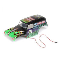 Losi Grave Digger Painted Body Set, Mini Lmt