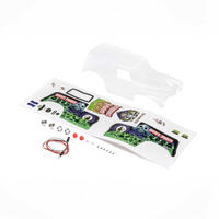 Losi Grave Digger Clear Body Set, Mini Lmt