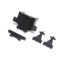 Losi Rear Bulkhead, Toe Block And Link Mount, Mini Jrx2