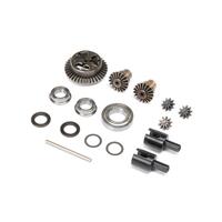 LOSI FRONT/REAR COMPLETE DIFFERENTIAL, MINI LMT