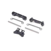 LOSI REAR PIVOTS AND BUMPER, MINI T 2.0