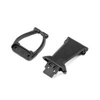 Losi Front Bumper/Skid Plate & Support - Rock Rey