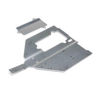LOSI CHASSIS PLATE AND MOTOR COVER PLATE, BAJA REY 2.0