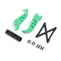 Losi Wheelie Bar Set, Green, Lmt
