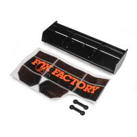 LOSI REAR WING, FOX, BLACK, DBXL-E 2.0