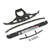 LOSI FRONT BUMPER AND RUBBER VALANCE, SBR 2.0