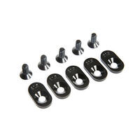Losi Engine Mount Insert And Screws, Black, 20.5T, 5Ive-T 2.0