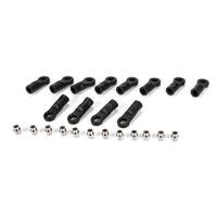 LOSI PIVOT BALLS AND ROD ENDS, 12PCS, DBXL 2.0, DBXL-E 2.0