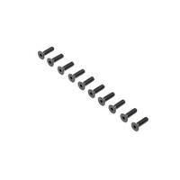Losi Flat Head Screws, Stl, Bo, M4 X 14Mm (10)