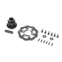 LOSI COMPLETE FRONT HUB ASSEMBLY, PROMOTO-MX/SM