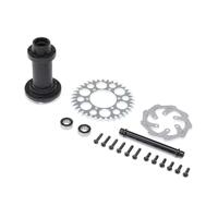 LOSI COMPLETE REAR HUB ASSEMBLY, PROMOTO-MX