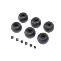 LOSI LEAN BAR WHEELS AND STOPS, 6PCS, PROMOTO-MX