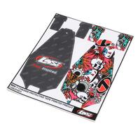 LOSI MINI-T 2.0 CHASSIS PROTECTIVE TAPE, PRECUT, 2PCS