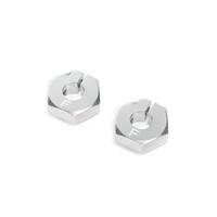 Losi Clamping Front Wheel Hexes, Aluminum, 22S