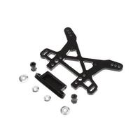 LOSI REAR SHOCK TOWER, BLACK ALLOY, DB-XL MT-XL