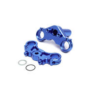 Losi Aluminium Triple Clamp Set, Blue, Promoto-Mx/Sm