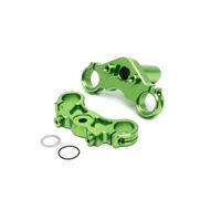 LOSI ALUMINIUM TRIPLE CLAMP SET, GREEN, PROMOTO-MX/SM