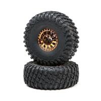 Losi Wheel With Bfg Tire, Copper, Lasernut