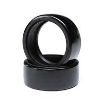 Losi Drift Tire And Mounting Ring 54X26Mm, 2Pcs
