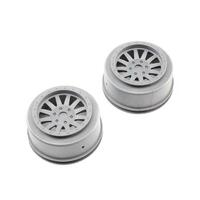 LOSI SILVER WHEELS, PAIR, SUPER BAJA REY