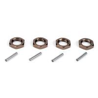 LOSI WHEEL NUTS AND PINS (4EA), 8B,8T