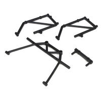 Losi Rear Cage Mount And Fender Brace Set , 4Pcs, 5Tt