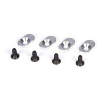 LOSI ENGINE MOUNT INSERTS AND SCREWS, 20T , 4PCS, 5-T