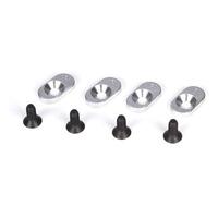 LOSI ENGINE MOUNT INSERTS & SCREWS, 19.5/58 (4), 5-T