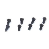 LRP M4X12MM PHILLIPS BUTTON HEAD SCREW (8PCS)