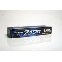 LRP HV STOCK SPEC GRAPHENE-4 7400MAH HARDCASE BATTERY - 7.6V LIPO - 135C/65C