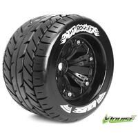 MT-ROCKET TYRE ON BLACK RIM 0 OFFSET