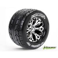 MT-ROCKET TYRE ON CHROME RIM 1/2 OFFSET