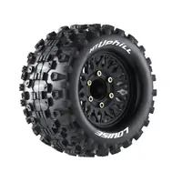 Louise R/C Mt-Uphill Soft, 1/10 Monster Truck Tires, 0 & 1/2 " Offset, Lt3204Sx